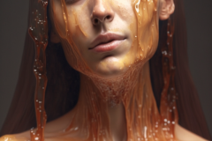 Blooper1980_a_woman_fully_covered_in_honey_all_over_3ac8d1c2-f600-443c-837a-367d28d2b888