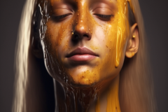 Blooper1980_a_woman_fully_covered_in_honey_all_over_aa48a0b0-e596-4643-8d52-214df3796224