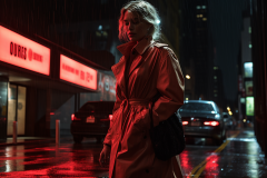 blooper1980_a_woman_in_a_raincoat_walking_along_a_city_street_i_e90dcfb5-593a-4f13-8b47-b51793dc8cf4